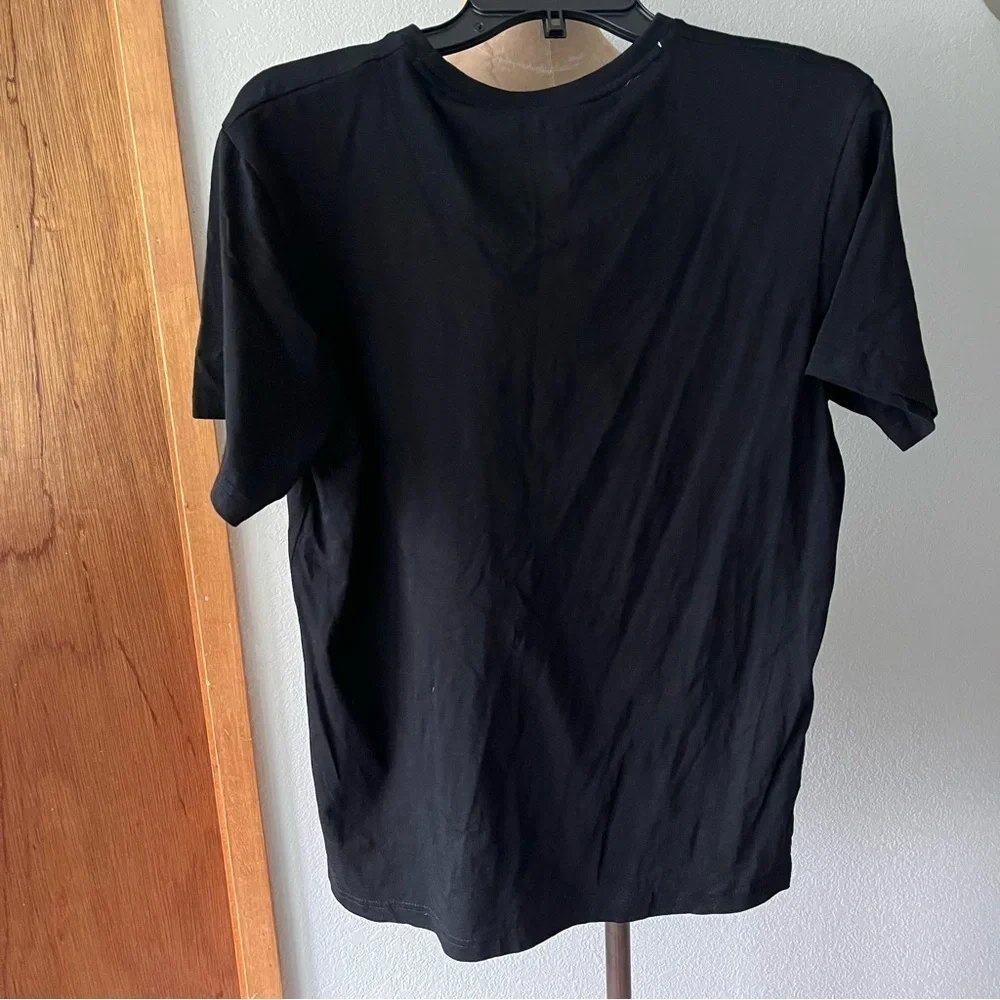 DENIM & FLOWER sz M Black Tshirt French BULLDOG Completely Yours Short Sleeve - Picture 4 of 7